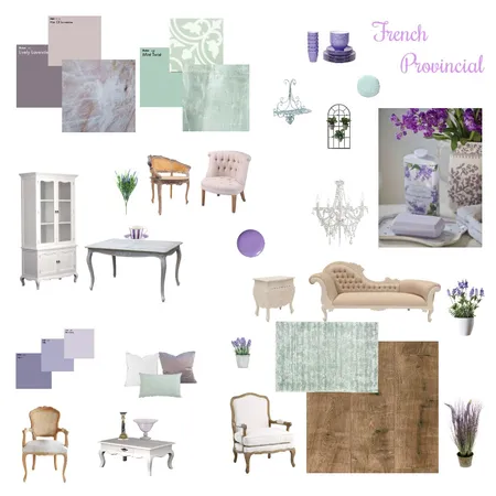 French Provincial Interior Design Mood Board by Iskra on Style Sourcebook