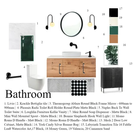 Bathroom Interior Design Mood Board by Ideal Design on Style Sourcebook