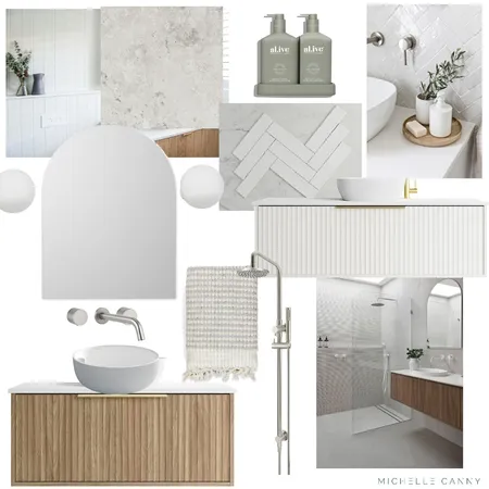 Draft Bathroom Moodboard - Katie Interior Design Mood Board by Michelle Canny Interiors on Style Sourcebook