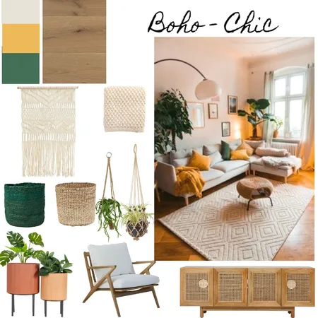 Module 3 Bohemian mood board Interior Design Mood Board by DaynaLynnette@aol.com on Style Sourcebook