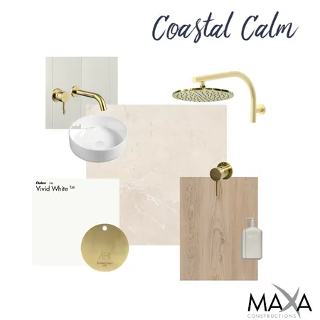 Coastal Calm Bathroom Interior Design Mood Board by stephansell on Style Sourcebook