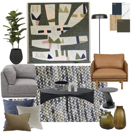 Modern mood lounge Interior Design Mood Board by HER.Kin style on Style Sourcebook