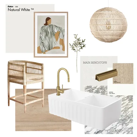 Neutral Kitchen Interior Design Mood Board by Hudson + Home on Style Sourcebook