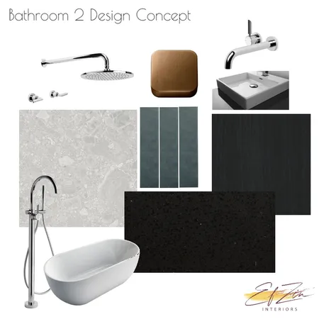 14 Milner St - Bathroom 2 Design Concept Interior Design Mood Board by EF ZIN Interiors on Style Sourcebook