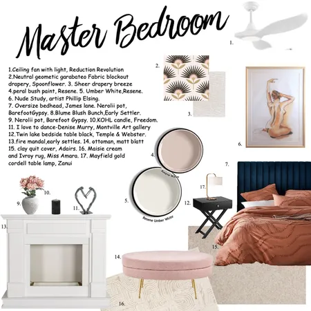 Master Bedroom #1 Interior Design Mood Board by Samantha_Ane on Style Sourcebook