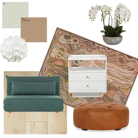 Orange and Green Interior Design Mood Board by Elaina on Style Sourcebook