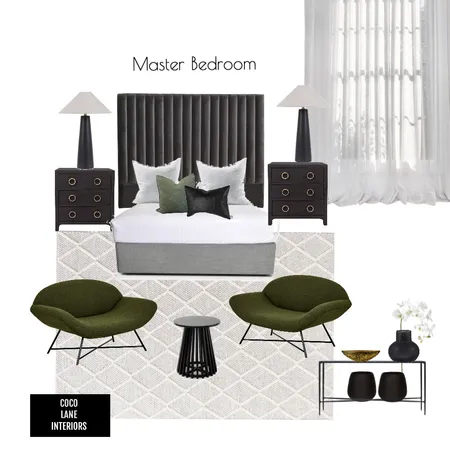 Churchlands Master Bedroom Interior Design Mood Board by CocoLane Interiors on Style Sourcebook