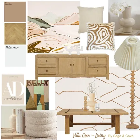 VILLA COVE - Living Area Interior Design Mood Board by Sage & Cove on Style Sourcebook