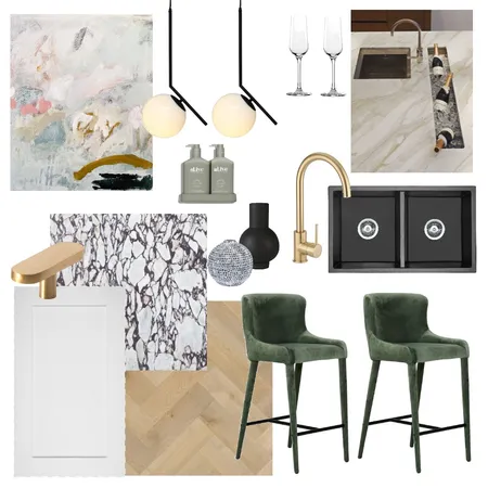 Luxe Kitchen Interior Design Mood Board by Eliza Grace Interiors on Style Sourcebook