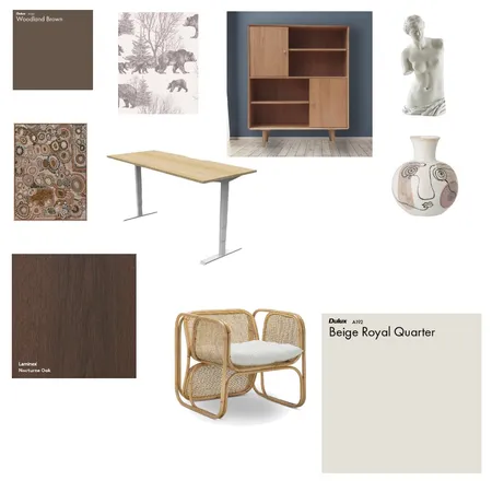 Study Interior Design Mood Board by jinyi3281@gmail.com on Style Sourcebook