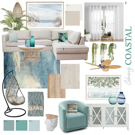 Calming Coastal Casual Mature Interior Design Mood Board by ahmoody on Style Sourcebook