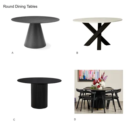 Malane Round DIning tables Interior Design Mood Board by hararidesigns on Style Sourcebook