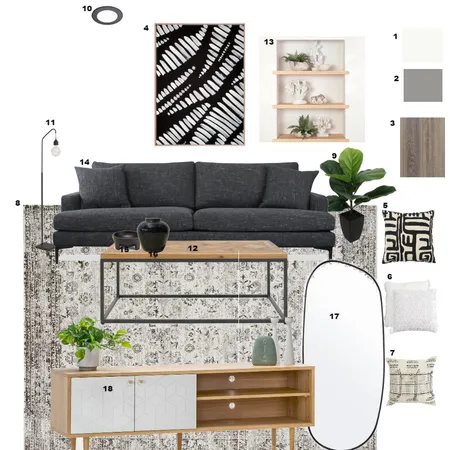 Living room final pic Interior Design Mood Board by Tim Theophilus on Style Sourcebook