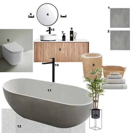 Bathroom Interior Design Mood Board by Tim Theophilus on Style Sourcebook