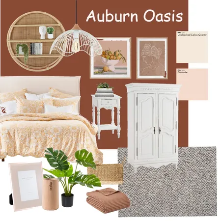 Bedroom - Auburn Oasis Interior Design Mood Board by Swish Decorating on Style Sourcebook