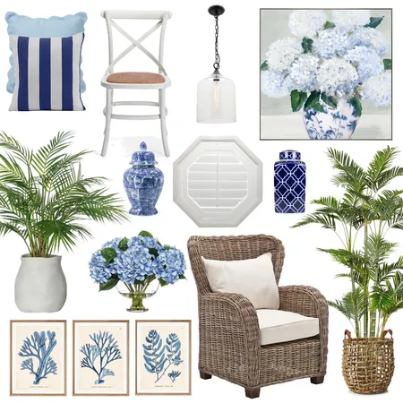 Monochromatic - blue Interior Design Mood Board by Rose Davidson on Style Sourcebook