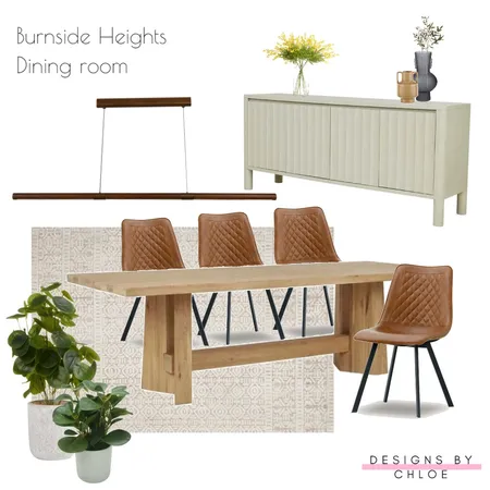 Burnside Heights Dining Room Interior Design Mood Board by Designs by Chloe on Style Sourcebook