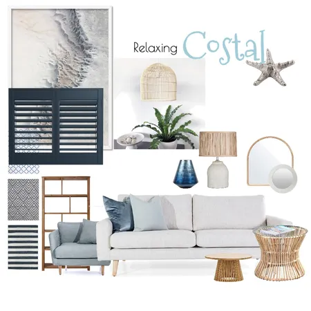 Costal Mood Board Interior Design Mood Board by Flora Liu on Style Sourcebook