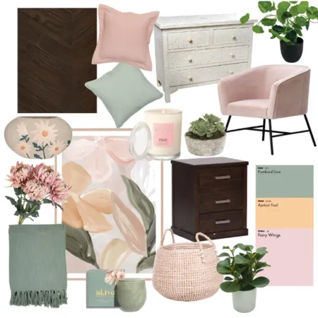 Pastel Felicity Interior Design Mood Board by Lexi on Style Sourcebook