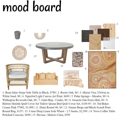 japandi Interior Design Mood Board by lowkeyahmad on Style Sourcebook