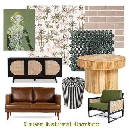 GreenNaturalBamboo Interior Design Mood Board by mschongkong on Style Sourcebook