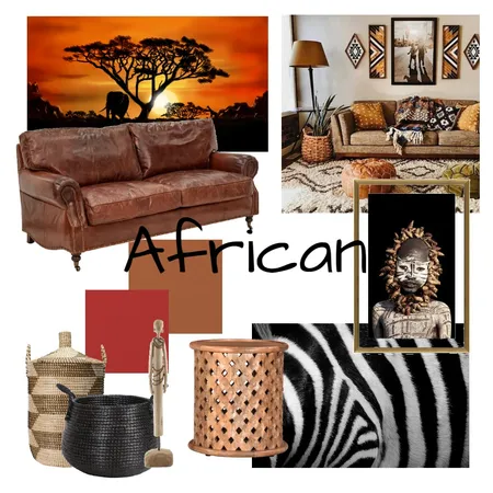 African Mood board Interior Design Mood Board by Karlee Odwyer on Style Sourcebook