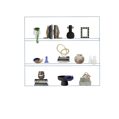 Lindas shelves Interior Design Mood Board by staged design on Style Sourcebook