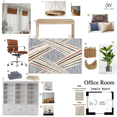 Office Sample Board Interior Design Mood Board by GV Studio on Style Sourcebook