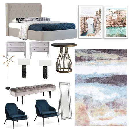 Serene Master Room Interior Design Mood Board by rwt1 on Style Sourcebook