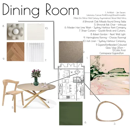 Dining Room Interior Design Mood Board by Reedesigns on Style Sourcebook