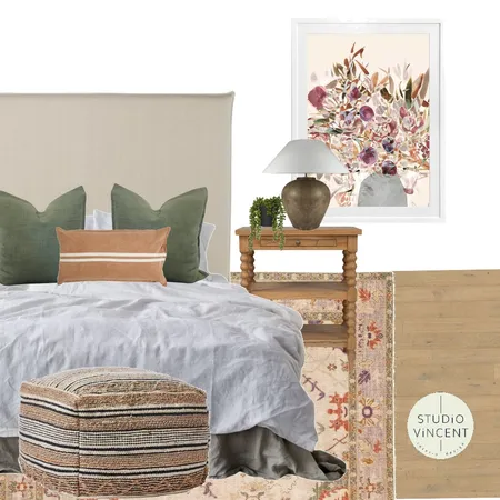 Cozy Bedroom Spring Interior Design Mood Board by Studio Vincent on Style Sourcebook