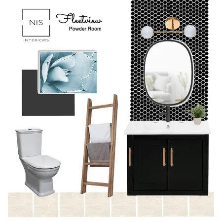 Fleetview - Powder room Interior Design Mood Board by Nis Interiors on Style Sourcebook