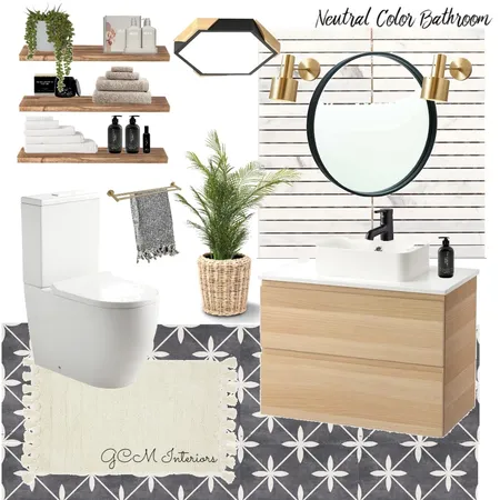 Water Closet Interior Design Mood Board by GCM Interiors on Style Sourcebook