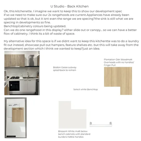 U Studio - Back Kitchen Interior Design Mood Board by klaudiamj on Style Sourcebook