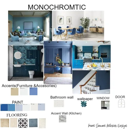 MONOCHROOM Interior Design Mood Board by Iman Sawan on Style Sourcebook