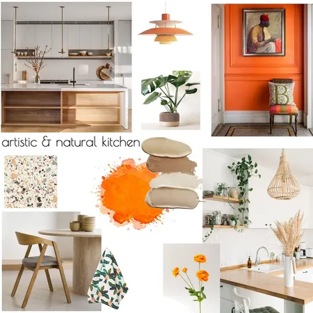 Kitchen earth & orange Interior Design Mood Board by SigridvdWal on Style Sourcebook