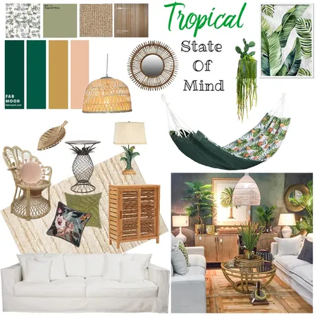 Tropical Interior Design Mood Board by Rumaanah_P on Style Sourcebook