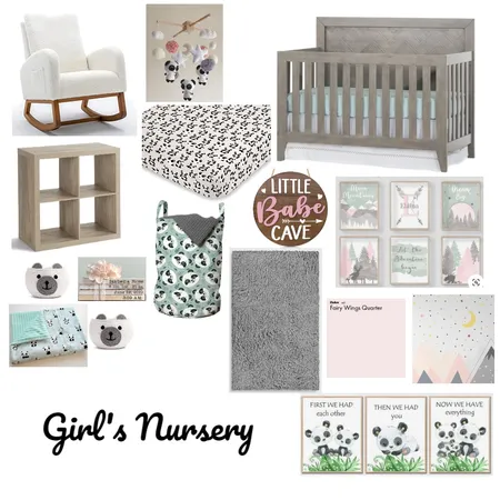 future girls nursery Interior Design Mood Board by Beverly Zaske on Style Sourcebook