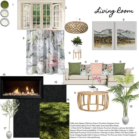 Living Room Interior Design Mood Board by Nicky Crowe on Style Sourcebook