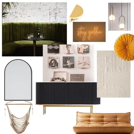 The Golden Days Interior Design Mood Board by kaseltine on Style Sourcebook