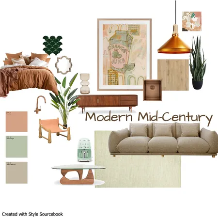 mid modern century Interior Design Mood Board by FORD INTERIORS on Style Sourcebook