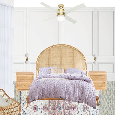 Master Bedroom coastal rattan Interior Design Mood Board by Kayrener on Style Sourcebook