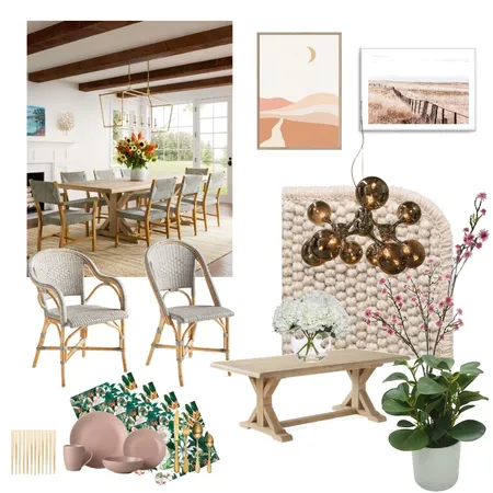 Japanese Dining Room Interior Design Mood Board by Tham Penhafiel on Style Sourcebook