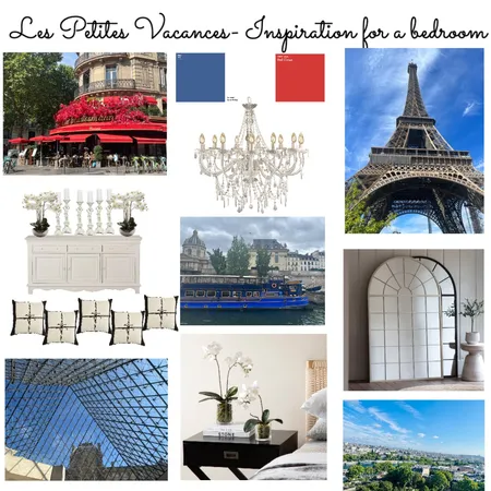 Les petites vacances - Inspiration for a bedroom Interior Design Mood Board by Corin Rotaru on Style Sourcebook