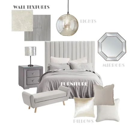 BEDROOM Interior Design Mood Board by LAYAL on Style Sourcebook