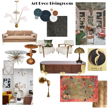 Art Deco Interior Design Mood Board by mwicker1 on Style Sourcebook