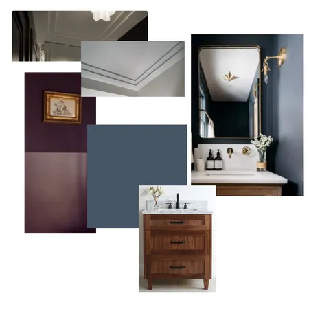 Powder Room 868 Interior Design Mood Board by Style Fixation Interiors on Style Sourcebook