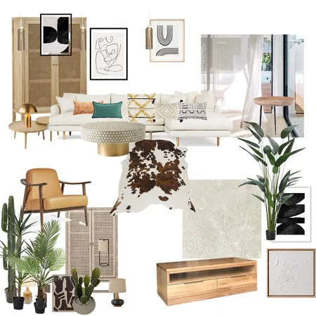 Mid Century meets Mediterranean Interior Design Mood Board by Sarah Beardwell on Style Sourcebook