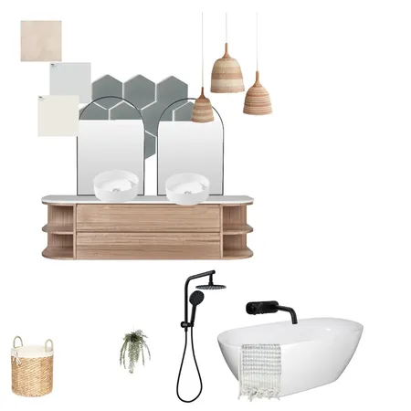 Coastal bathroom Interior Design Mood Board by zoe.wickham on Style Sourcebook