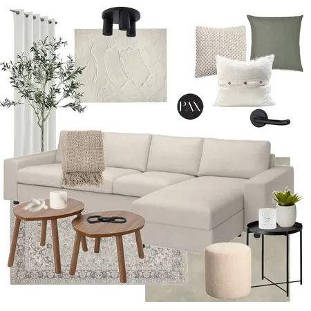 Elpis Living Room Interior Design Mood Board by PAX Interior Design on Style Sourcebook